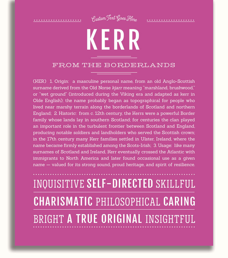 Frame Options | Dark Pink | White Frame, Matted