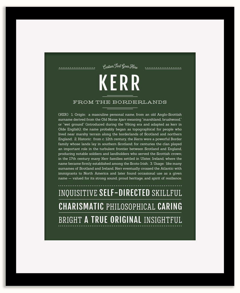 Kerr | Name Art Print