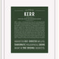 Kerr | Name Art Print