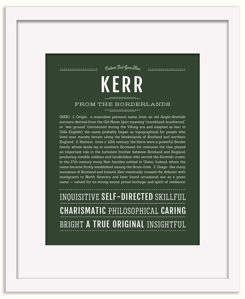 Kerr | Name Art Print