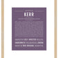 Kerr | Name Art Print