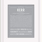 Kerr | Name Art Print