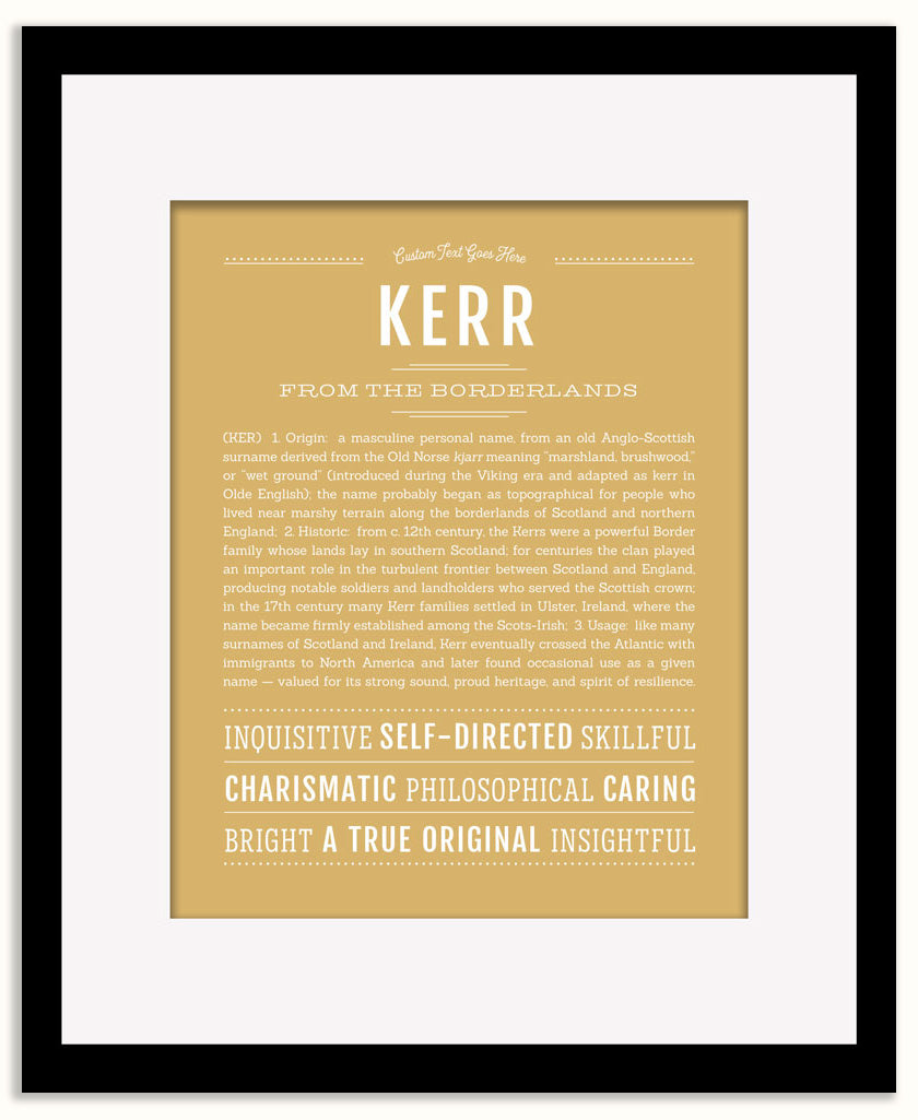 Kerr | Name Art Print