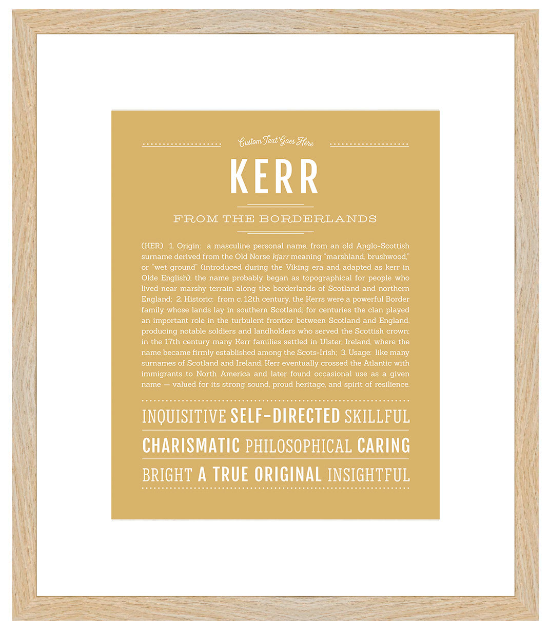 Kerr | Name Art Print