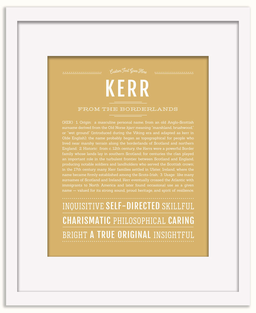 Kerr | Name Art Print