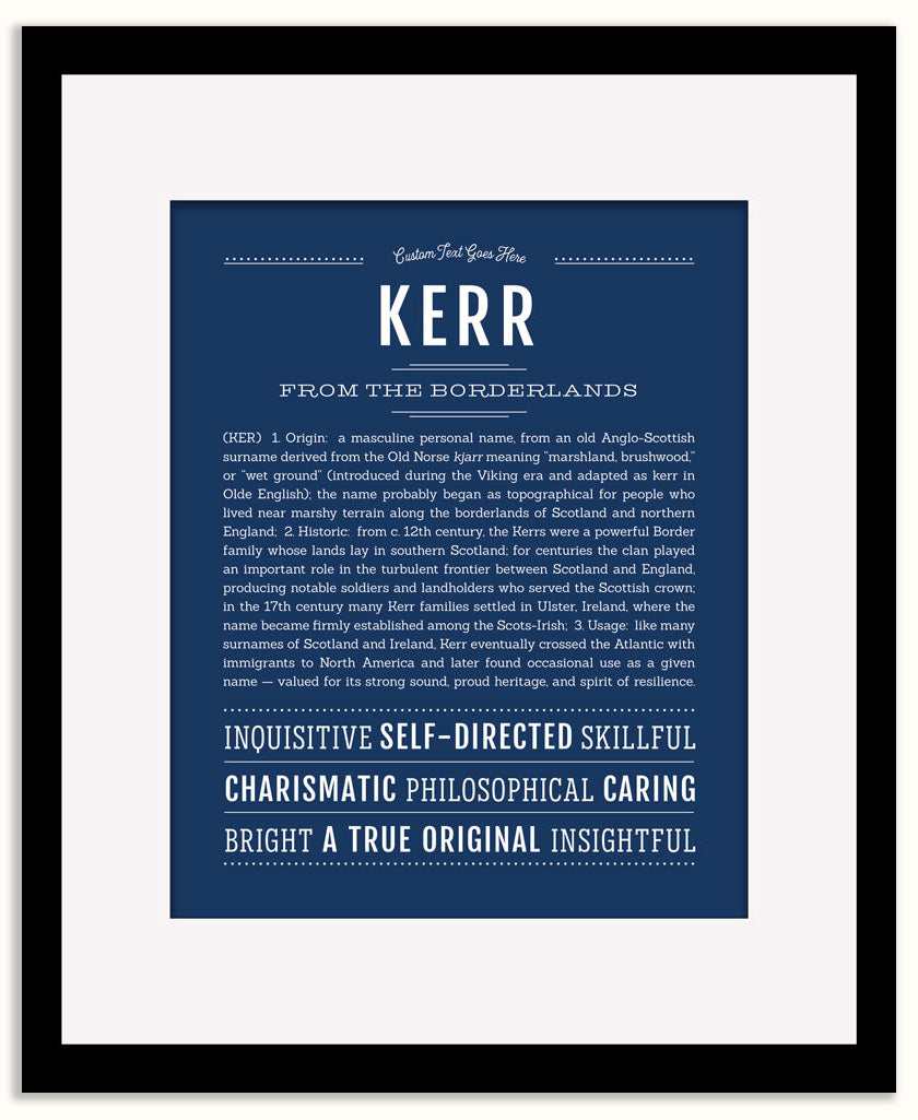Kerr | Name Art Print