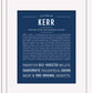 Kerr | Name Art Print