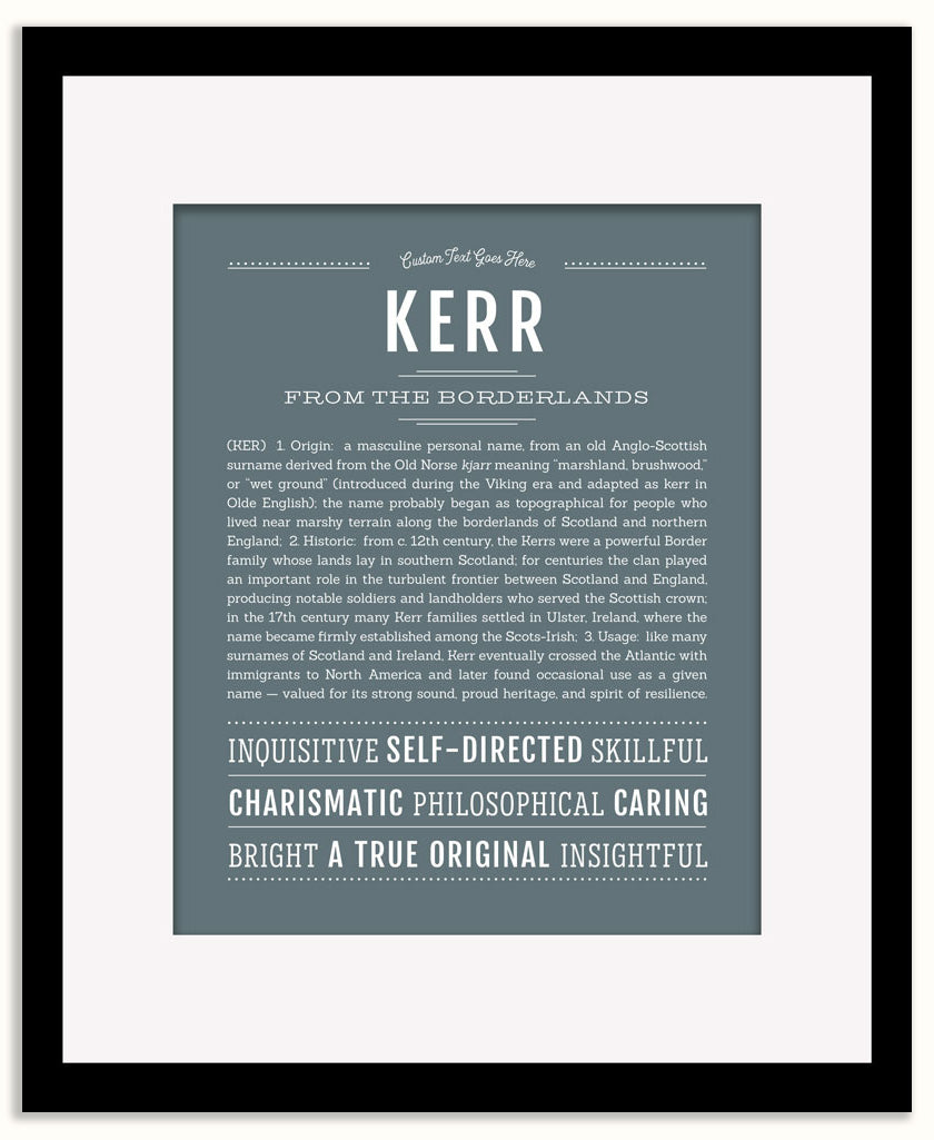Kerr | Name Art Print