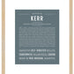 Kerr | Name Art Print
