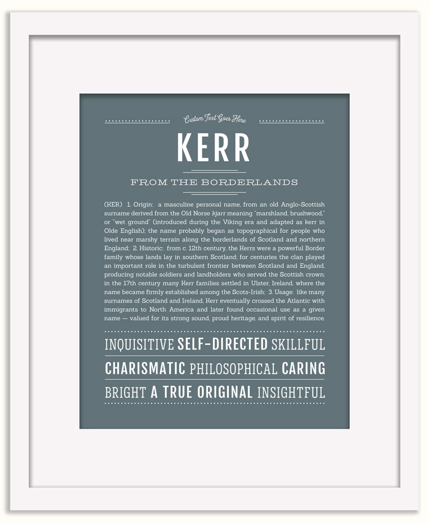 Kerr | Name Art Print