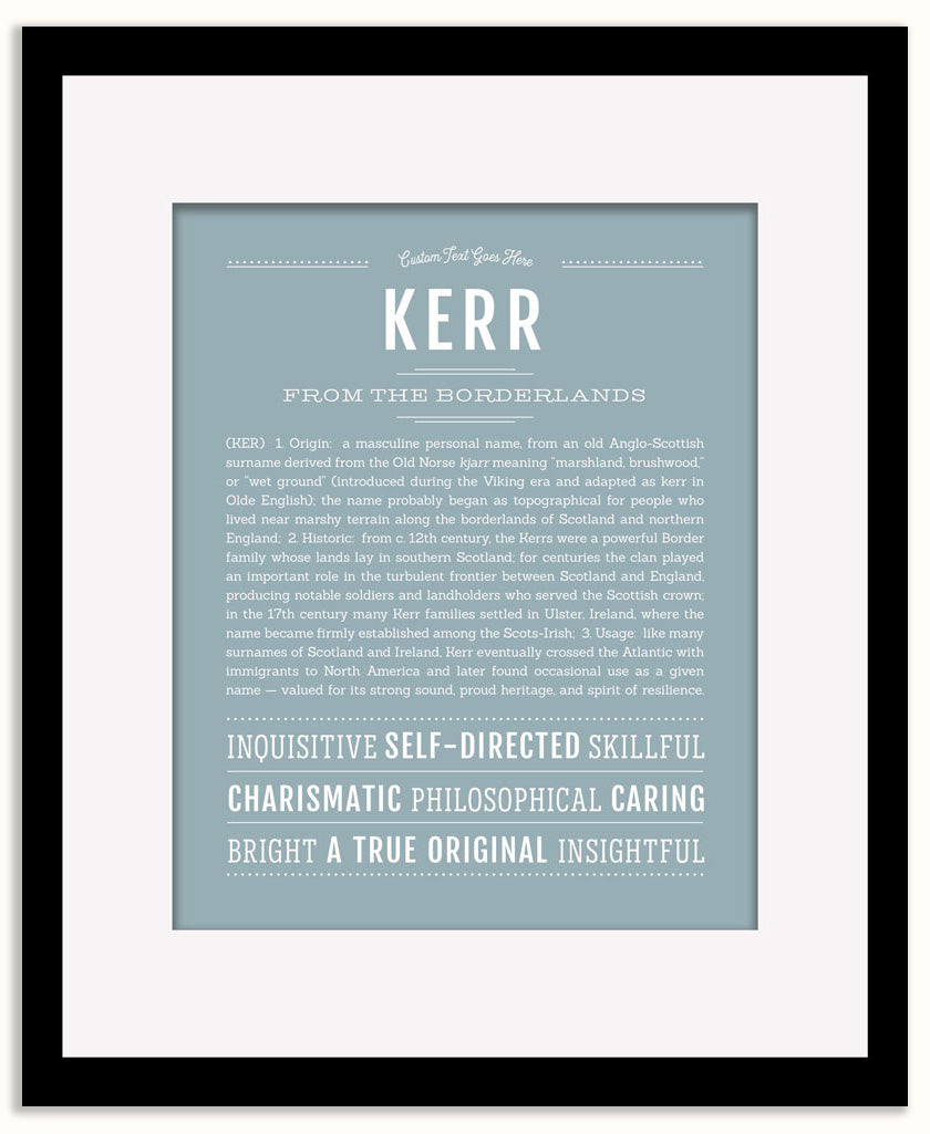Kerr | Name Art Print