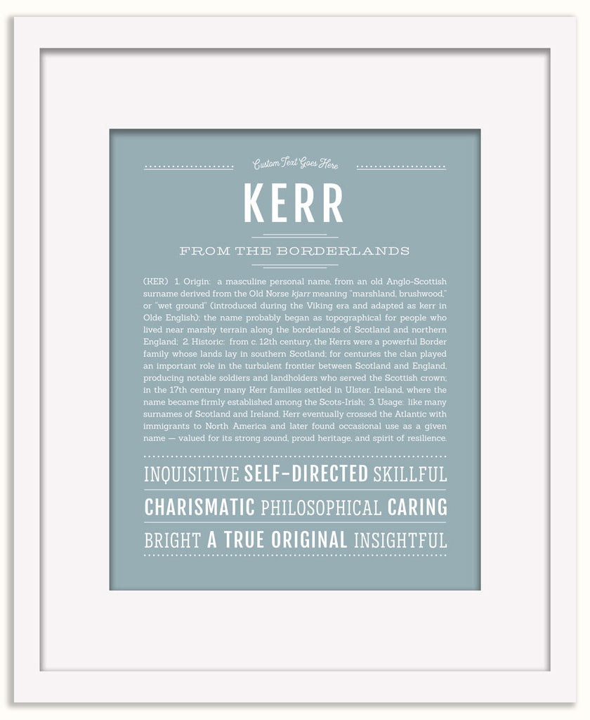 Kerr | Name Art Print