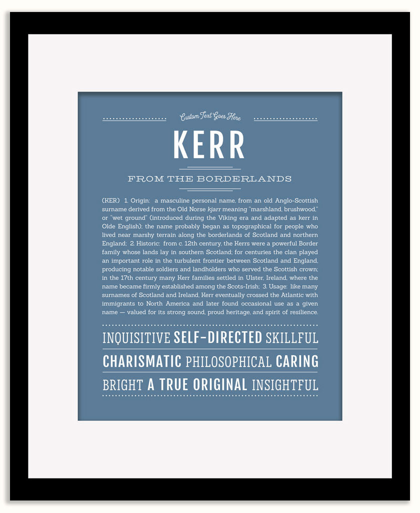 Kerr | Name Art Print