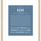 Kerr | Name Art Print