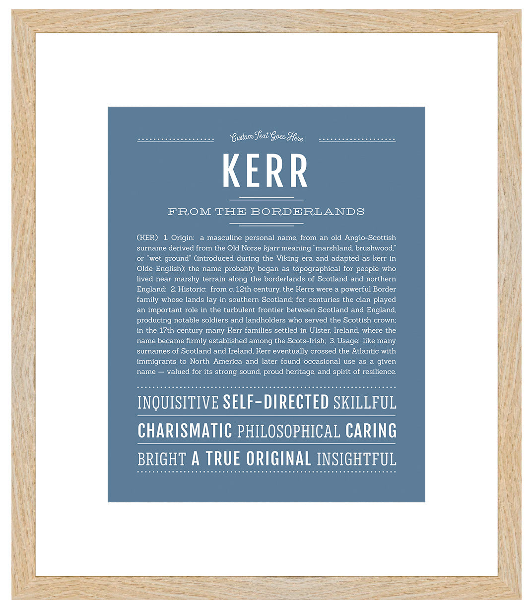 Kerr | Name Art Print