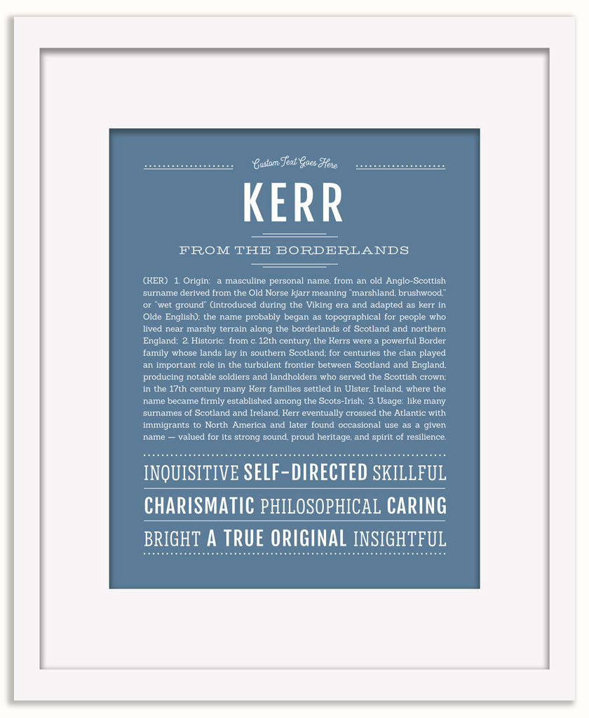 Kerr | Name Art Print