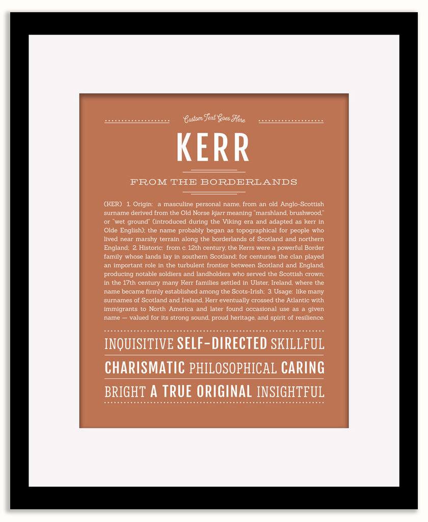 Kerr | Name Art Print