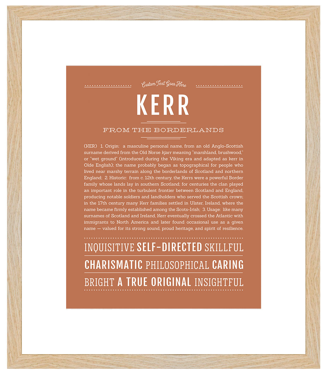 Kerr | Name Art Print