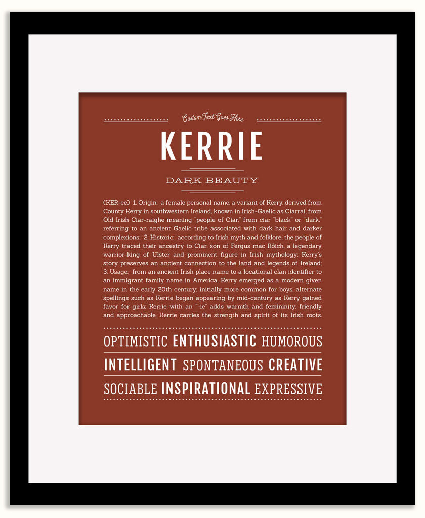 Kerrie | Name Art Print