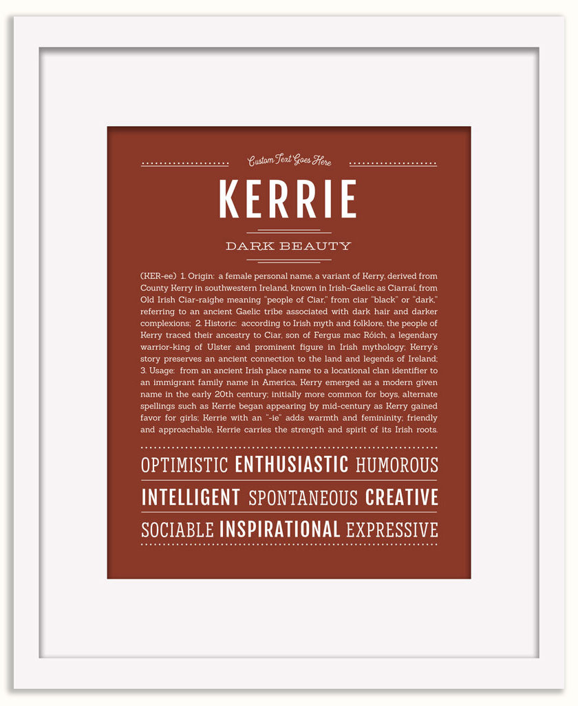 Kerrie | Name Art Print