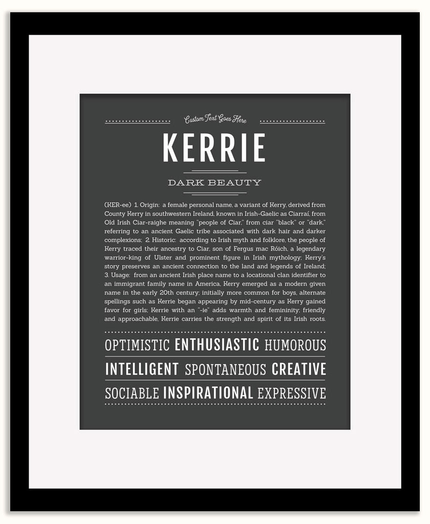 Kerrie | Name Art Print
