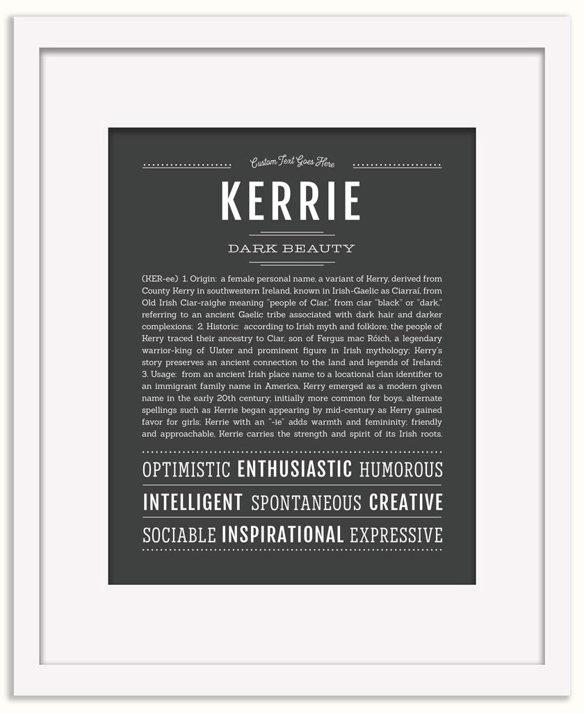 Kerrie | Name Art Print