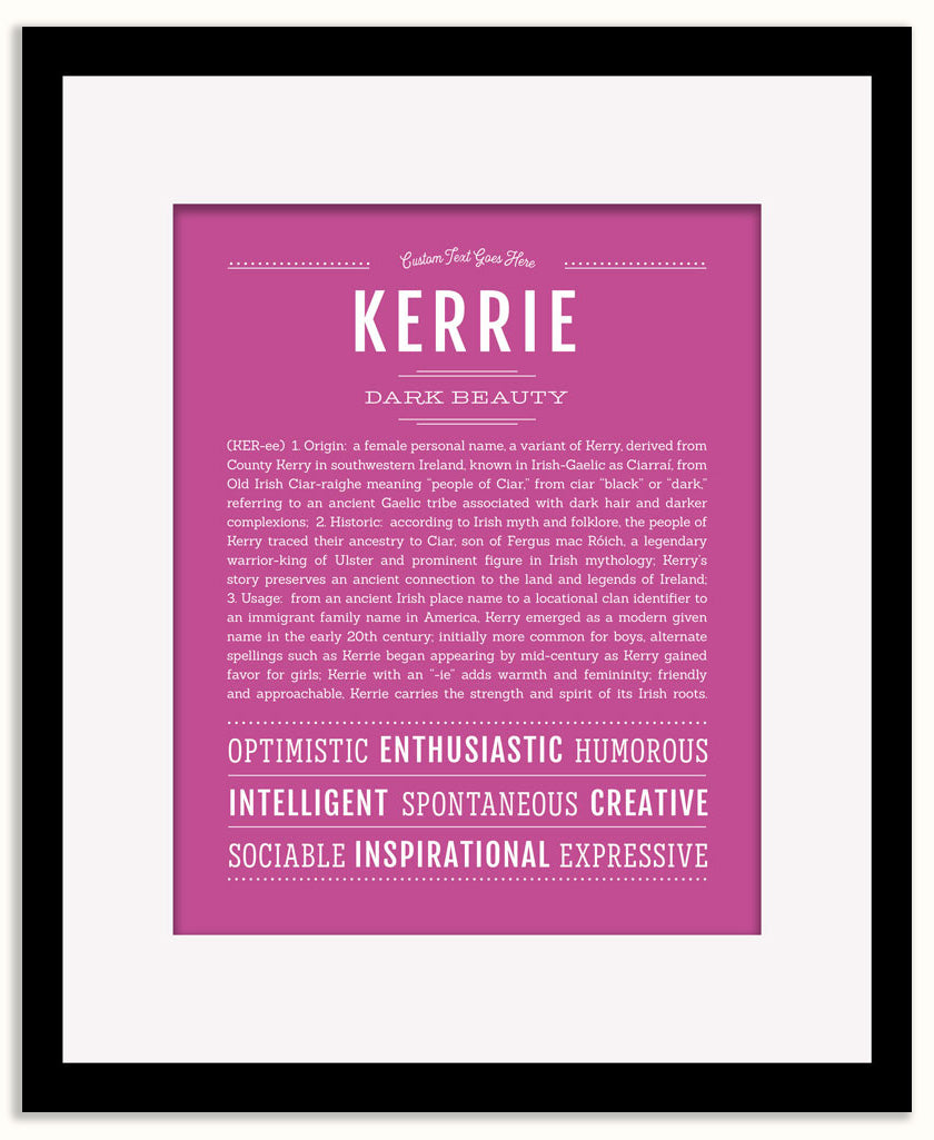 Kerrie | Name Art Print
