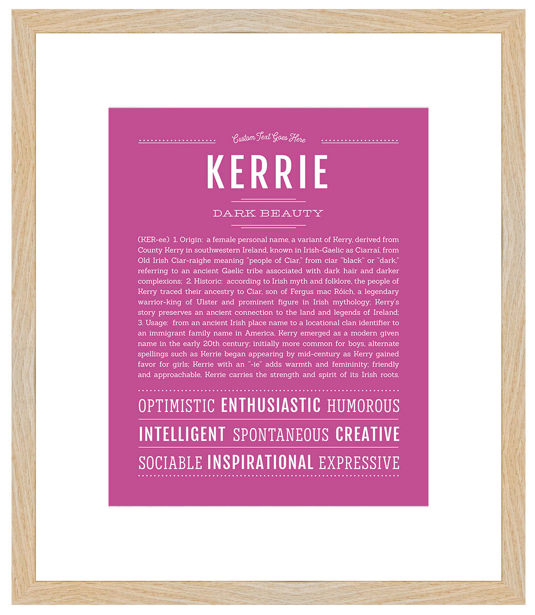 Kerrie | Name Art Print
