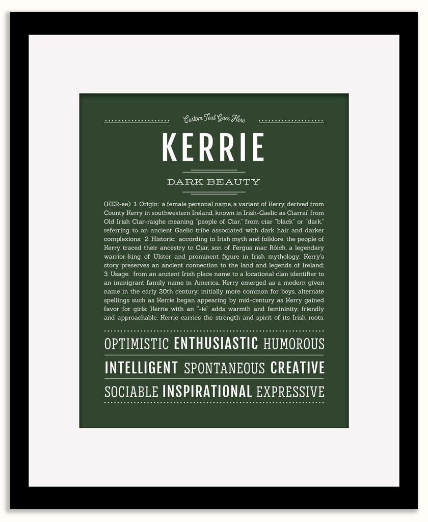 Kerrie | Name Art Print