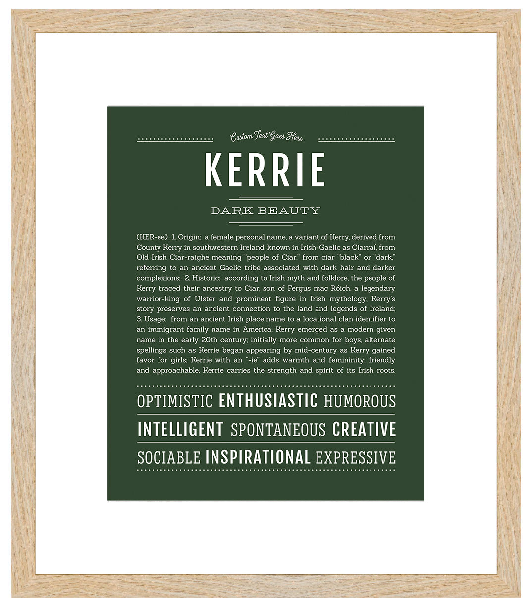 Kerrie | Name Art Print