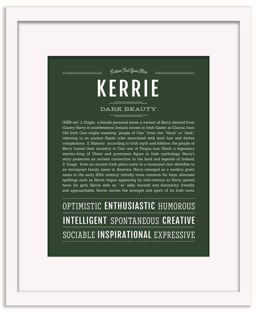 Kerrie | Name Art Print