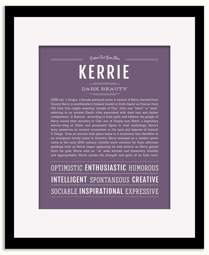 Kerrie | Name Art Print