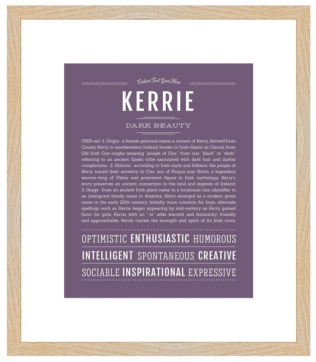 Kerrie | Name Art Print
