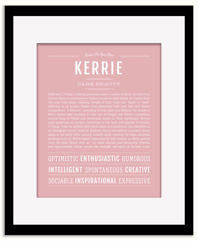 Kerrie | Name Art Print