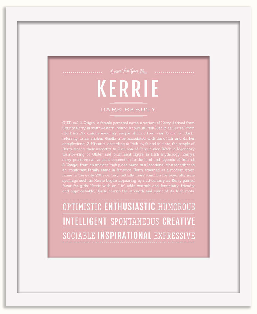 Kerrie | Name Art Print