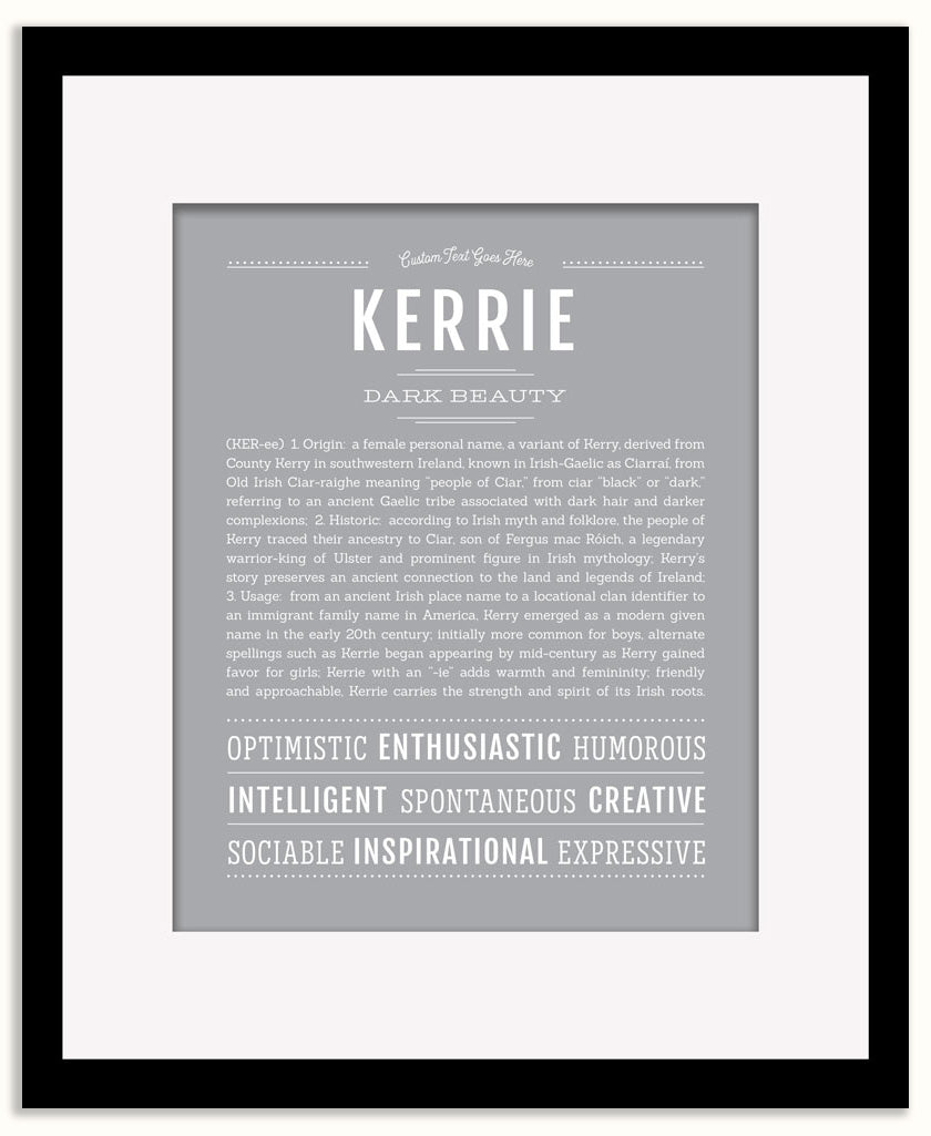 Kerrie | Name Art Print