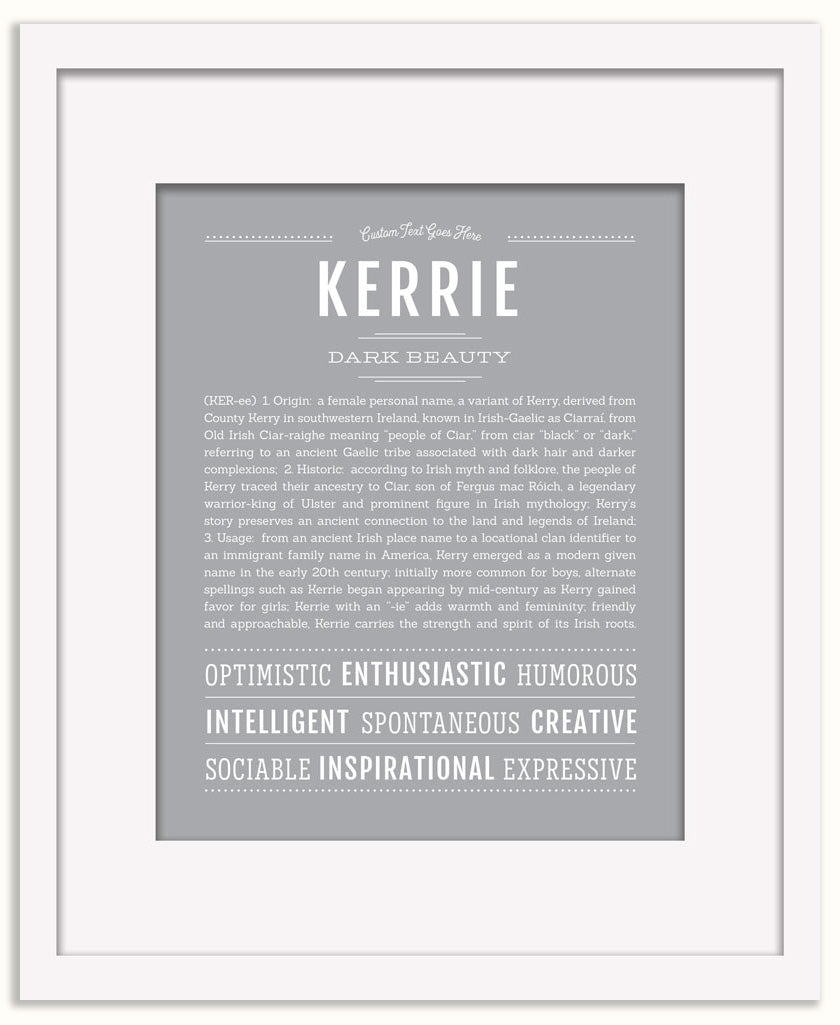 Kerrie | Name Art Print