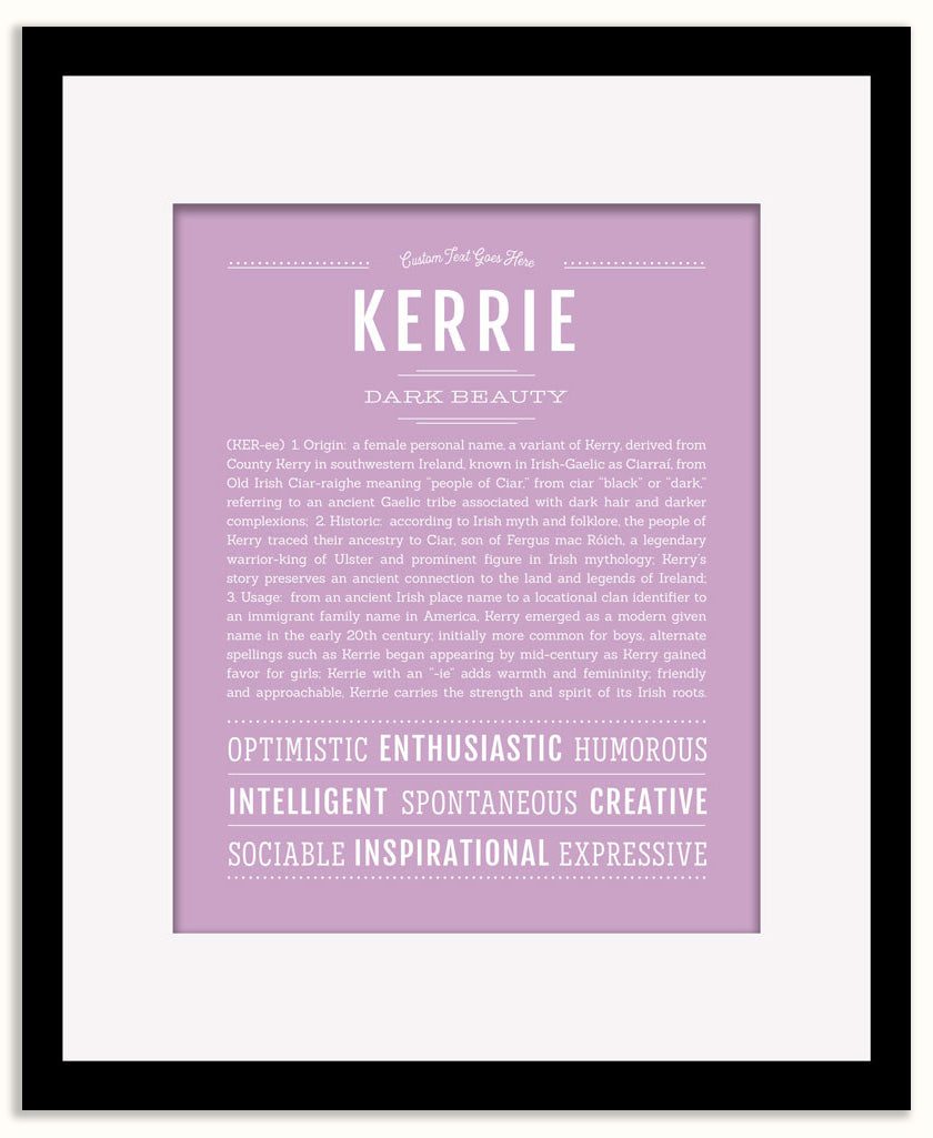 Kerrie | Name Art Print