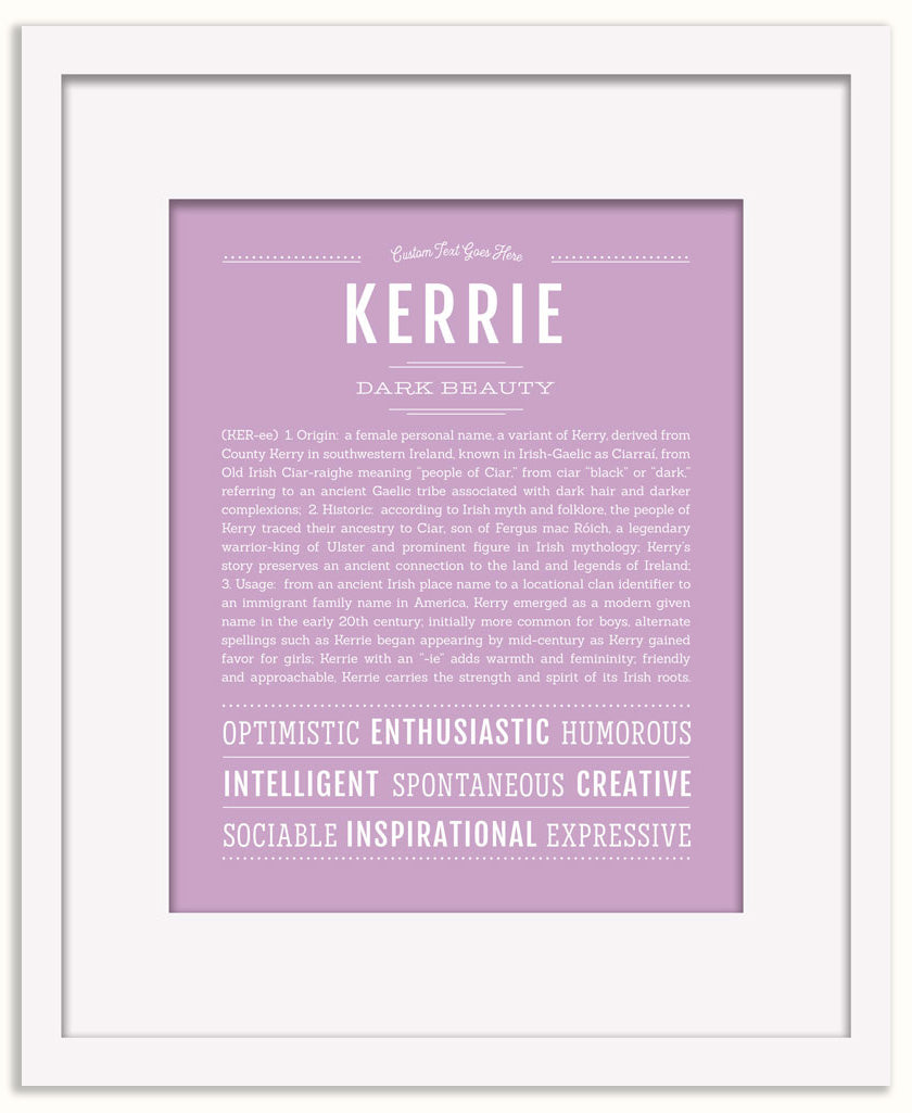Kerrie | Name Art Print
