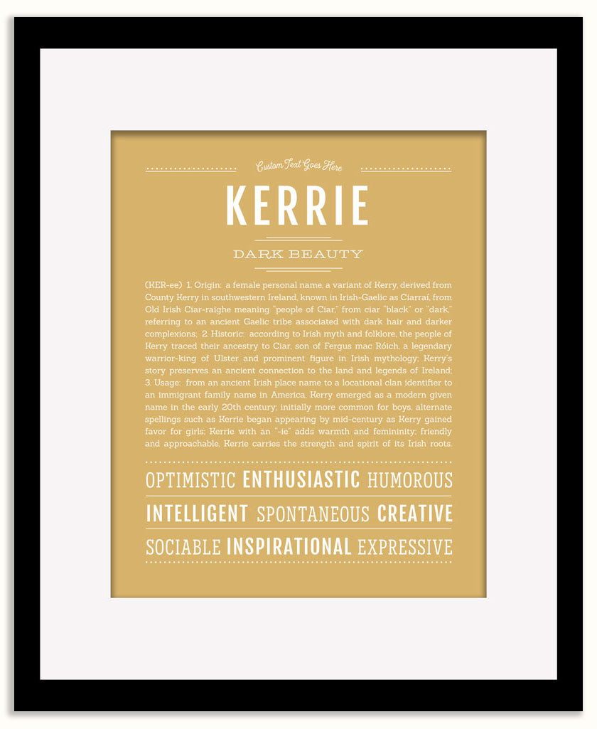 Kerrie | Name Art Print
