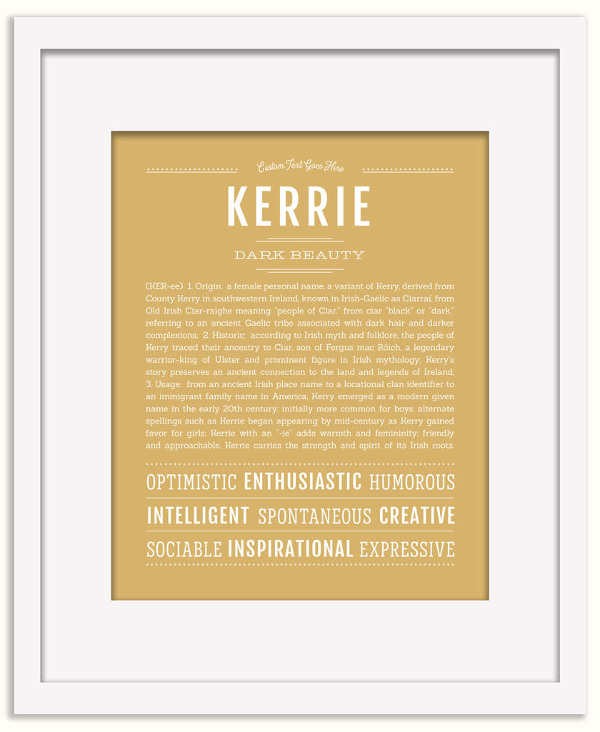 Kerrie | Name Art Print