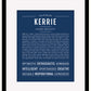 Kerrie | Name Art Print