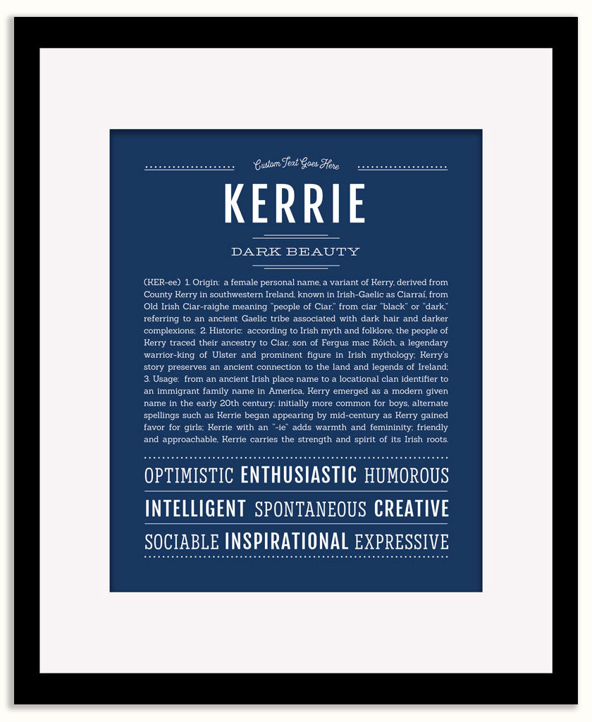 Kerrie | Name Art Print