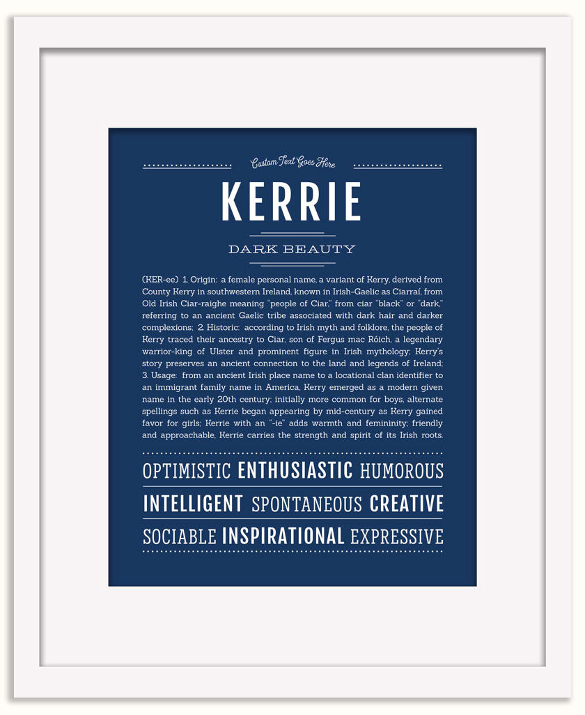 Kerrie | Name Art Print