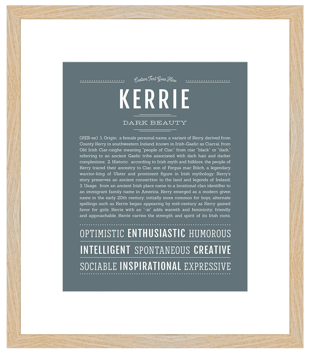 Kerrie | Name Art Print