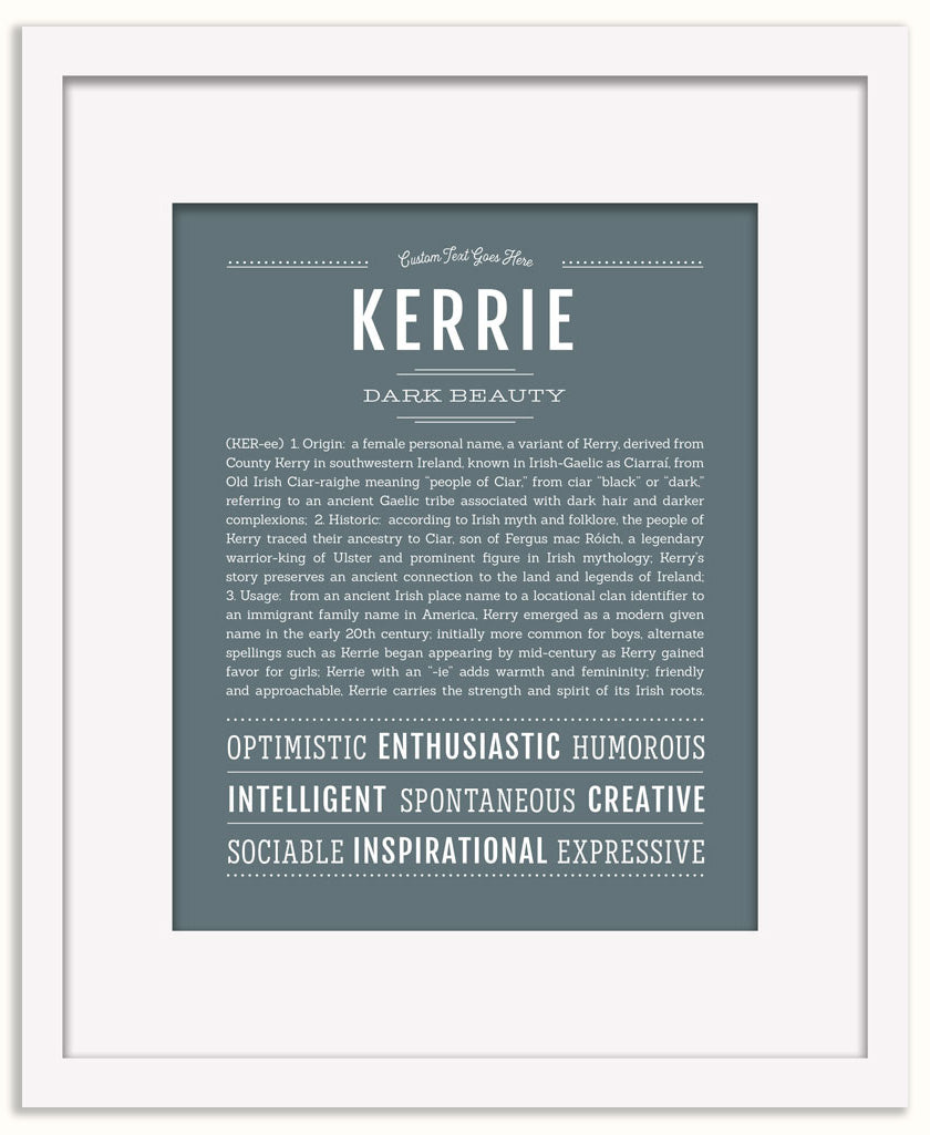 Kerrie | Name Art Print