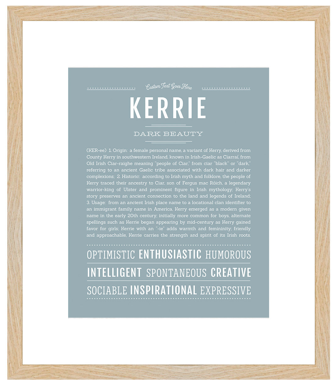 Kerrie | Name Art Print