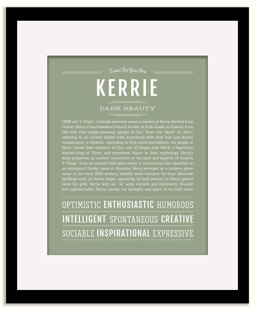 Kerrie | Name Art Print