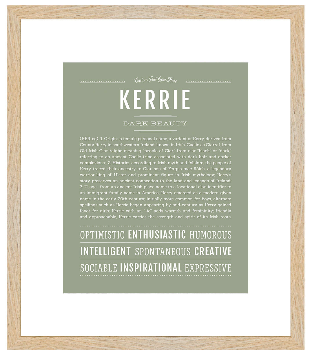 Kerrie | Name Art Print