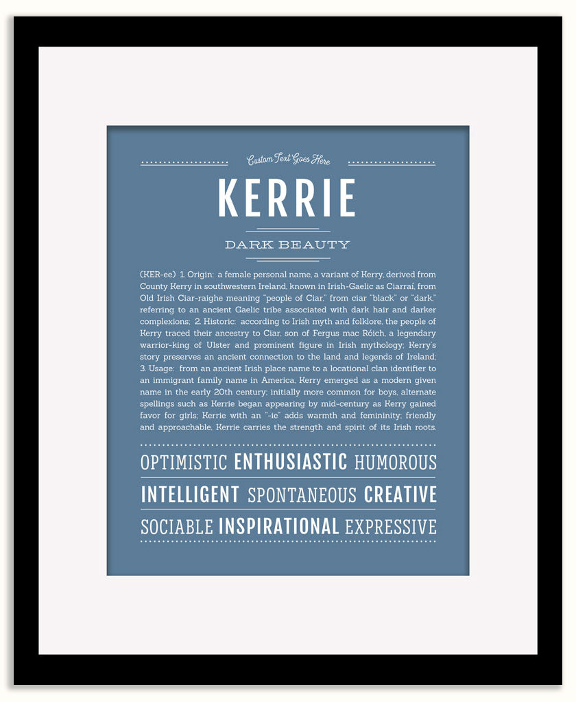 Kerrie | Name Art Print